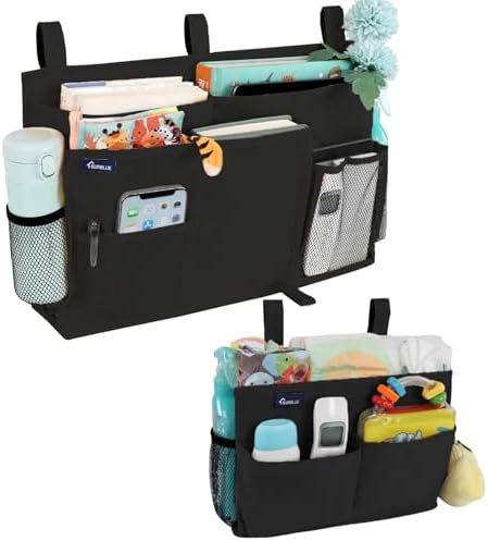 Surblue Bedside Caddy Bunk Bed Storage Organizer Hanging Pockets by SURBLUE