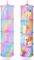 Basumee Hanging Stuffed Animals Storage, 2 Pack Mesh Plush Storage by Basumee