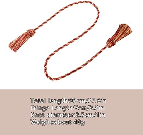 Curtain Tiebacks Handmade Curtain Holdbacks Rope - Image 2