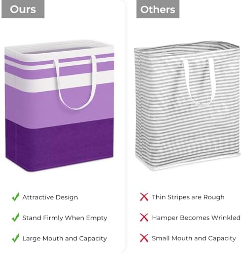 HomeHacks 2 Pack Laundry Baskets, Laundry Hampers Bags - Image 3