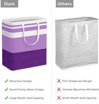 HomeHacks 2 Pack Laundry Baskets, Laundry Hampers Bags - Image 3