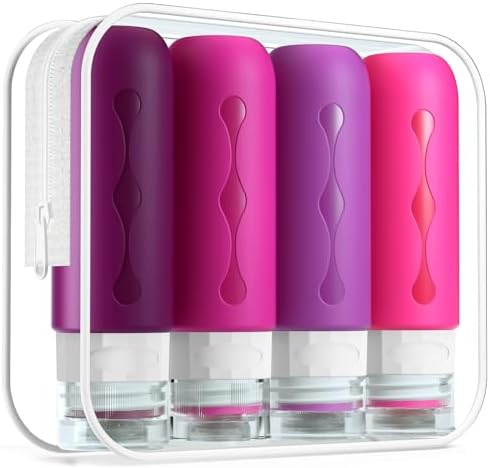 Gemice Travel Bottles for Toiletries Tsa Approved Size Containers BPA Free Leak by GemiceBeautyTools