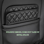2PCS Car Seat Back Organizer, Waterproof Leather Hanging Backseat Organizer - Image 6