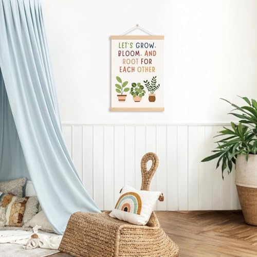 DNEULYR Motivational Wall Decor, Let's Grow Bloom and Root - Image 3
