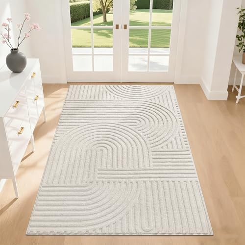 Pauwer 3x5 Area Rugs for Living Room, Modern Non Slip Washable Rug by Pauwer