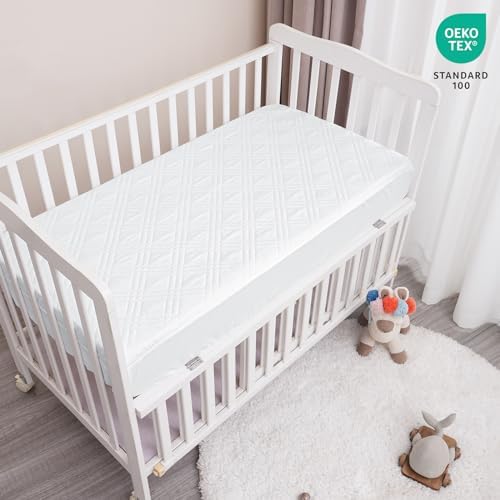 david's kids 2 Pack Waterproof Crib Mattress Protector, Fit Standard Crib and - Image 3