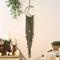 Olive Macrame Moon Dream Catcher by ANROYE