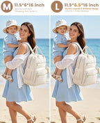 Pritent Diaper Bag Backpack, Baby Bag Backpack Baby Essentials - Image 2