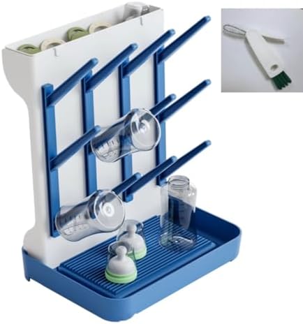 Baby Bottle Drying Rack, Countertop Bottle Dryer, Cup Drying Rack, by Tecdigbodirect