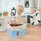 Personalized Baby Toy Storage Basket Custom Toy Box - Image 6