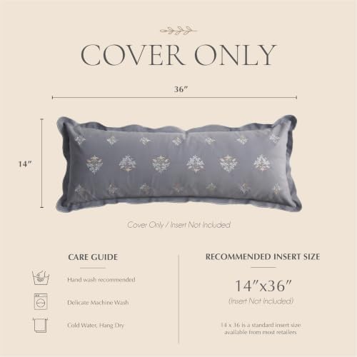 BlissBlush Long Lumbar Pillow Cover 14x36 - Image 6
