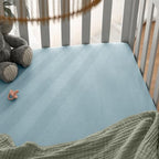 Comfy Cubs 100% Muslin Cotton Fitted Crib Sheet - Image 5
