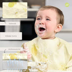 Waterproof Smock Baby Bibs for Eating - Image 4