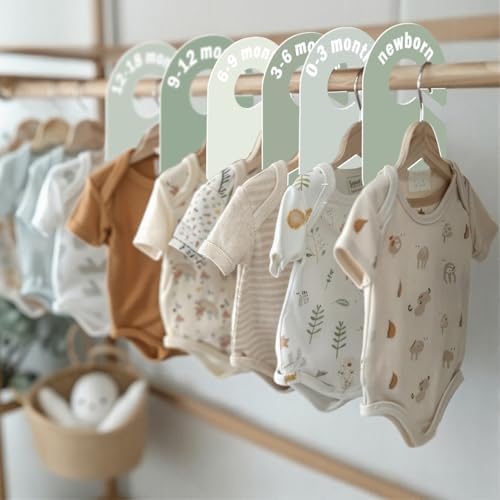 8 Pack Baby Closet Dividers – Pure Green Nursery Organizer - Image 6