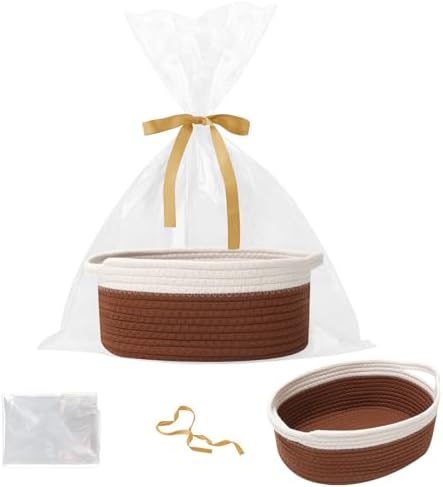 Woven Rope Basket by HZFTJOY