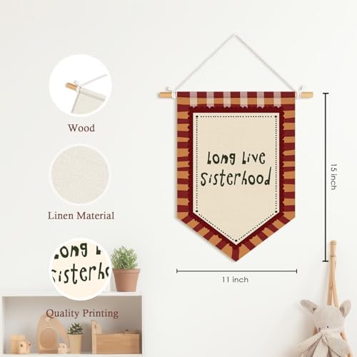Kids Sisterhood Wall Pennants Banner, Girl Nursery Decor - Image 7