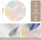 Artoid Mode Pink Dahlia Plastic Round Placemats Set of 4, 14 Inch Seasonal - Image 6