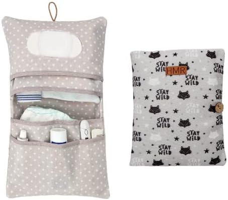 HAMUR Baby Diaper Bag Organizer – Compact & Foldable Stroller Pouch by HAMURHOME