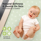 2 Pack and Play Sheets, Waterproof Mini Crib Sheet Fitted 38x26 - Image 4