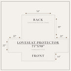 Great Bay Home Velvet Loveseat Cover - Image 5