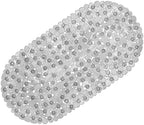 WELTRXE Pebbles Bathtub Mat Non Slip Oval Shower Mat by WELTRXE