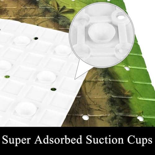 Shower Mat Non Slip 26.8 x 15.1 Inches, 3D Dinosaur Bathtub Mat Shower Stall - Image 3