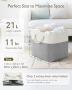Patvingot 11-Inch Fabric Cube Storage Bins - Image 2