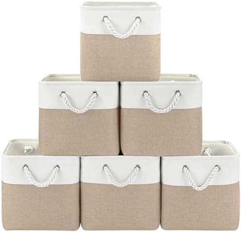 Patvingot 11-Inch Fabric Cube Storage Bins by Patvingot