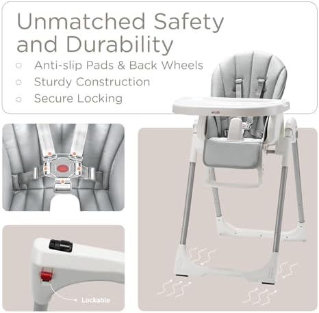 KÜB 3-in-1 Foldable & Portable Baby High Chair - Image 4