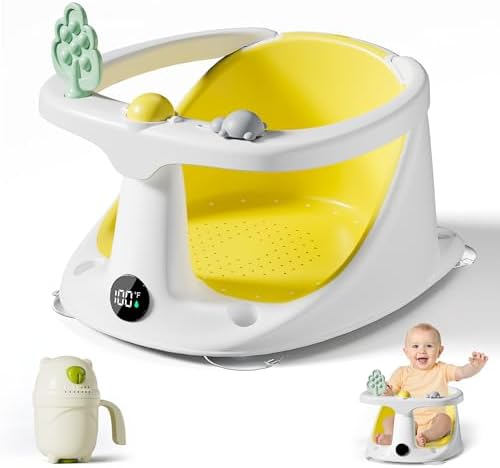 Baby Bath Seat, Bath Seats for Babies Sitting Up by DZMDIP