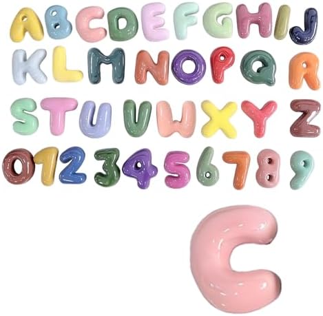 4 Inch Gypsum Letter or Number for Wall Decor, Single Alphabet or Digit for by Train2decor