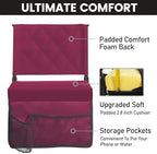 Sheenive Stadium Seats with Back Support, Padded Bleacher Seat Cushion - Image 5