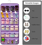 Dual-sided Baby Shoe Organizer Closet Hanging Toddler Shoes Storage - Image 2