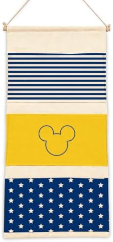 3-Pocket Hanging Wall Organizer, Cute Star Stripe Design by AUII+JO+DESIGN