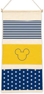 3-Pocket Hanging Wall Organizer, Cute Star Stripe Design by AUII+JO+DESIGN