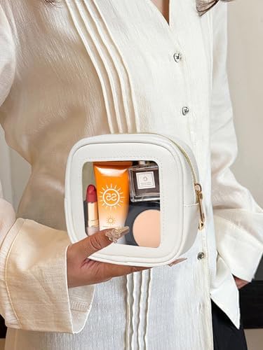 Clear Makeup Bag Small for Women, Waterproof Mini Travel Clear Makeup Pouch for - Image 7