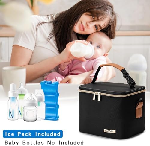Breastmilk Cooler Bag with Ice Pack Fits 6 Baby Bottles Up to 5 Ounce, Baby - Image 6