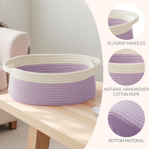 JMvicyroam Small Woven Basket, Empty Gift Basket - Image 3