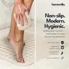 homerella Square Shower Mat Non Slip Anti Mold 21x21 Anti Slip Shower Mat - Image 2