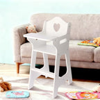 PHOKID 18 Inch Doll High Chair for Pretend Play - Image 2