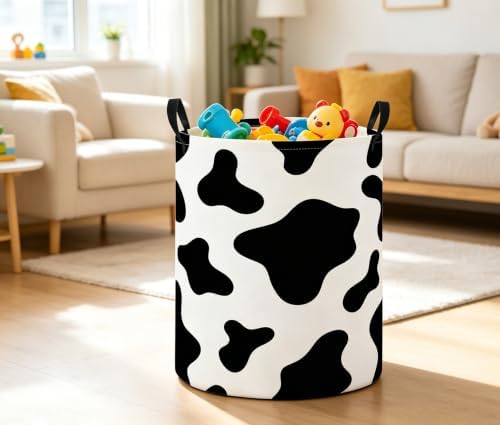 Baby Laundry Basket Baby Nursery Hamper Kids Laundry Basket Toy Storage Bin - Image 3