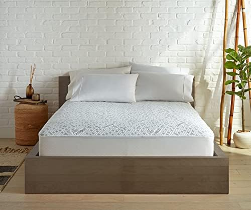King Mattress Protector by PURE BAMBOO, Waterproof, Charcoal Fiber - Image 4