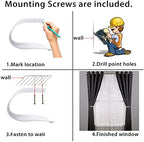 Sumnacon 2 Pcs Aluminum Alloy Curtain Holdbacks - Image 7