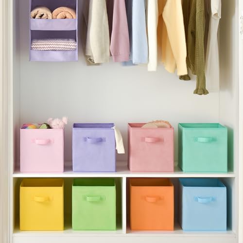 GRANNY SAYS 11 Inch Cube Storage Bins, Cube Organizer, Pastel Color - Image 3