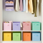 GRANNY SAYS 11 Inch Cube Storage Bins, Cube Organizer, Pastel Color - Image 3