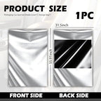 Car Seat Sun Shade Cover, Titanium Silver Front Seat Covers - Image 2