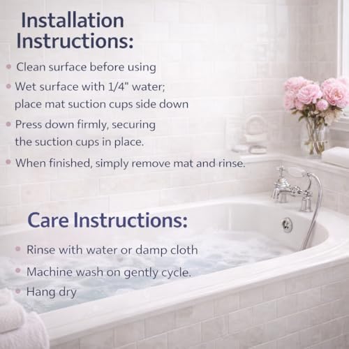 Bathtub Mat Non Slip, Bath Mat for Tub Non Slip, Tub Mat Extra Large - Image 6