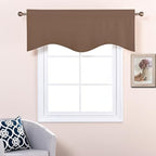 NICETOWN 6 Panels Cappuccino Kitchen Valances - Image 7
