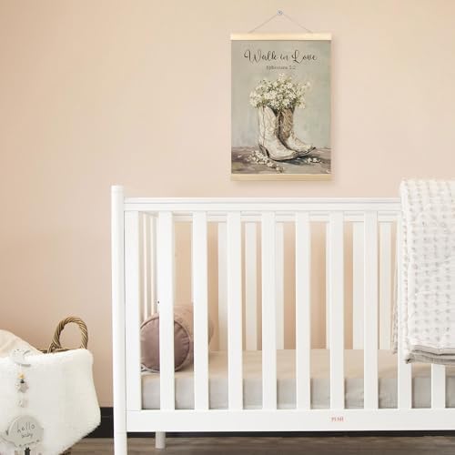 TLESKE Christian Western Cowgirl Wall Art Poster, Bible Verses Wall Decor - Image 3
