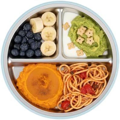 PandaEar 6-in-1 Stainless Steel Baby Feeding Set | Divided Suction Plate - Image 4